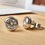 Orbé Moissanite Deluxe Solitaire Earrings 0.5ct