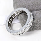 Souveraine Deluxe Moissanite Eternity Ring 6.6ctw