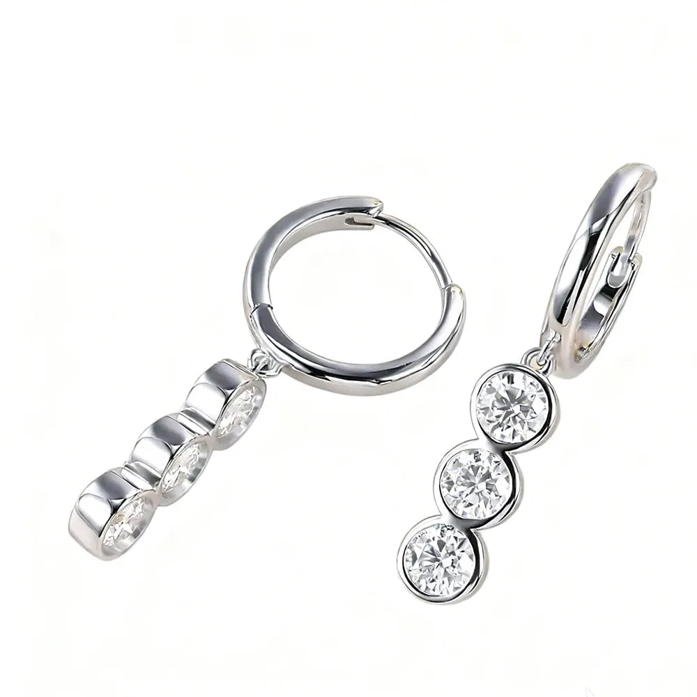 Carisma Deluxe 1.8ctw Moissanite Earrings