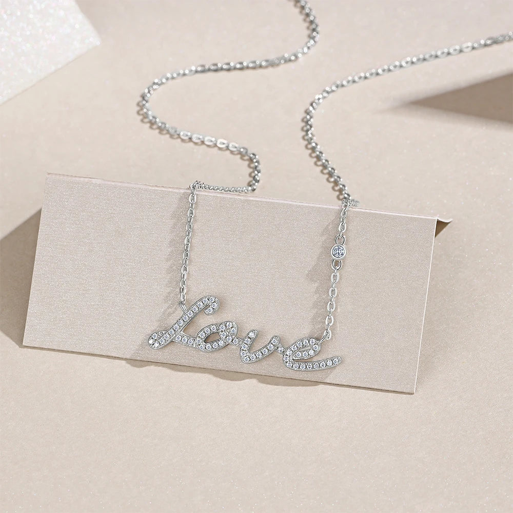 Love Pavé Deluxe Moissanite Necklace