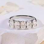 Eternity Deluxe Moissanite Ring 0.5ct