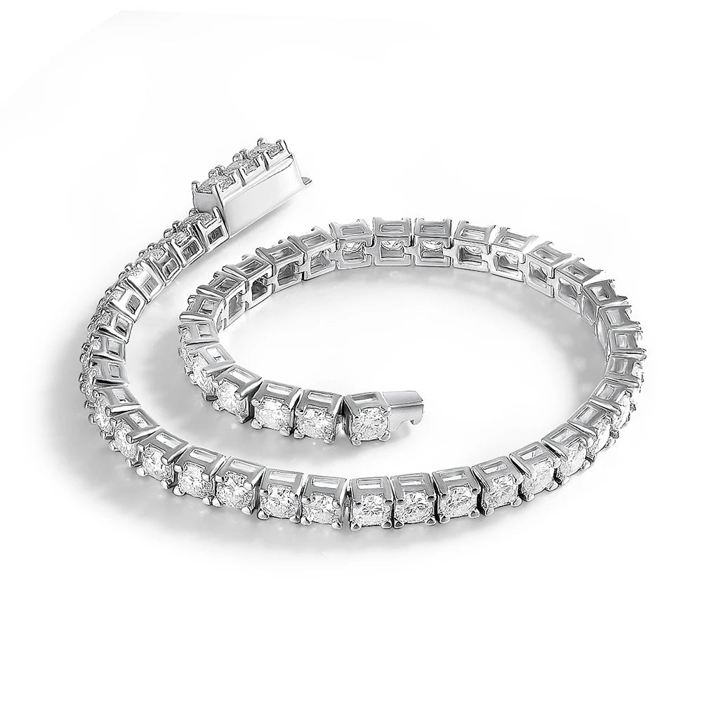 Classic Deluxe Moissanite Riviera Bracelet (0.5ct per Stone)