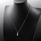 Iris Three-Stone Deluxe Moissanite Necklace
