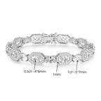 Impéria Deluxe Moissanite Iced-Out Bracelet