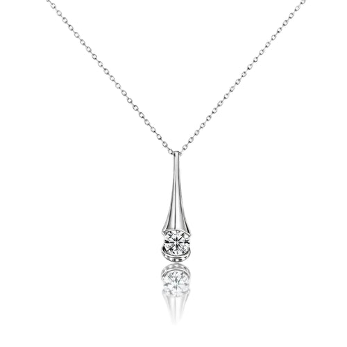 Aster Deluxe Moissanite Necklace 0.5ct